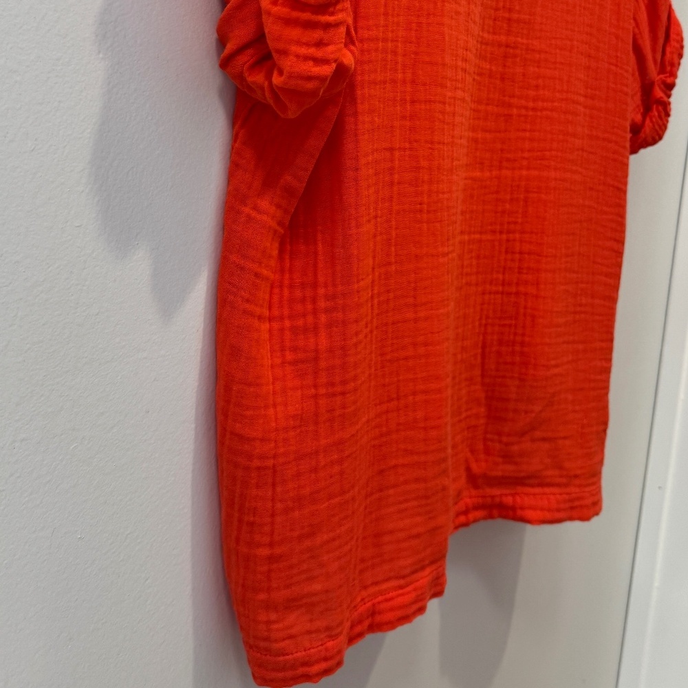 Xirena Avery V-Neck in Red Orange | Size Small - Picture 9 of 9